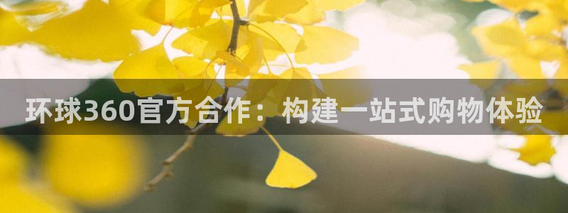 okooo澳客体育3在线注册：环球360官方合作：构建一站式购物体验